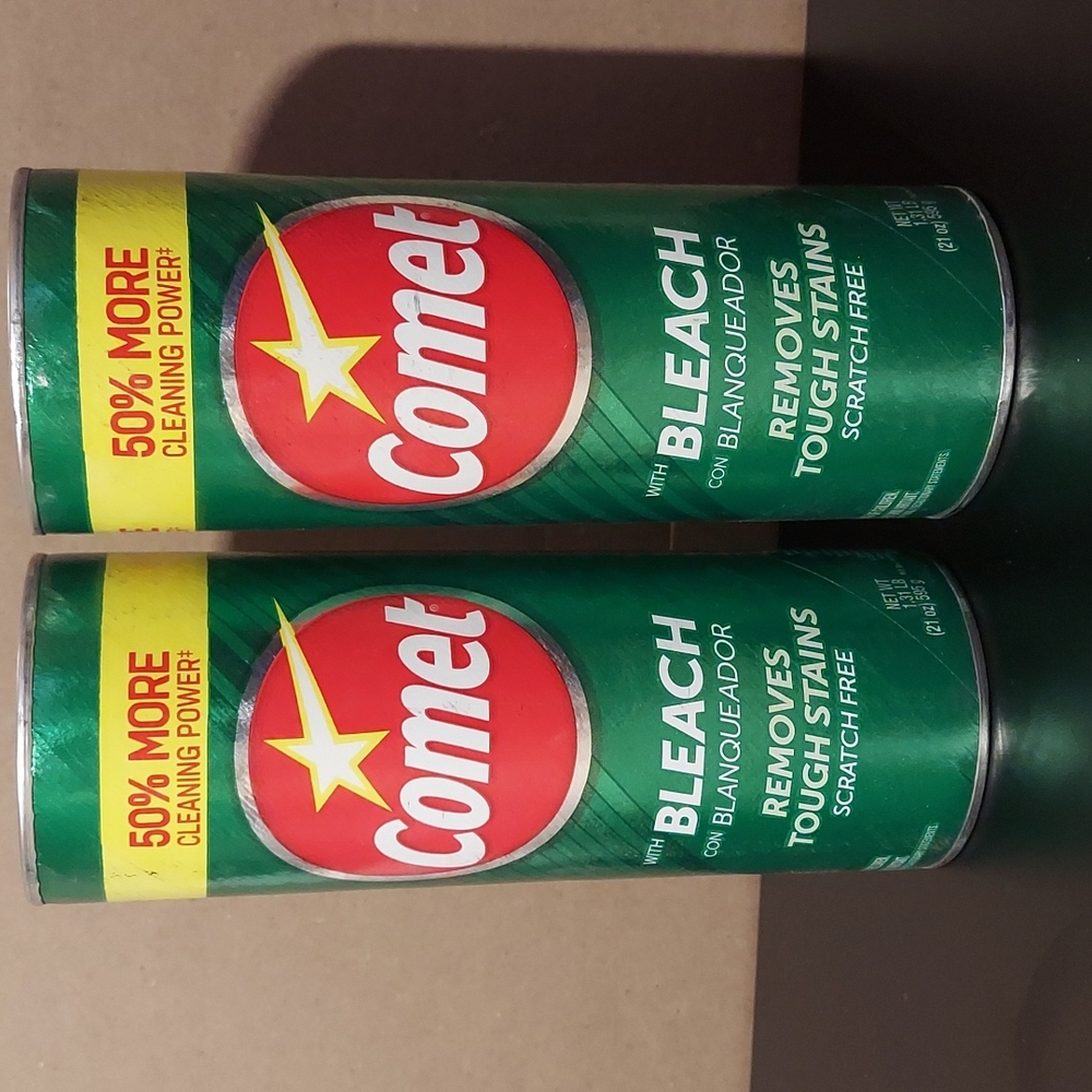Comet powder cleaner with bleach 21 ounces 2 pack